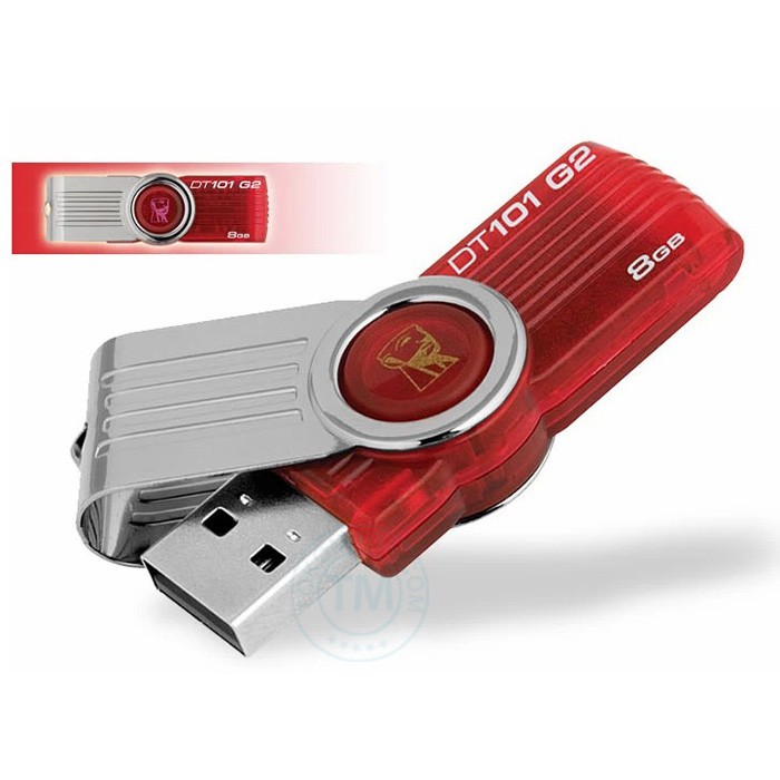 Best Promo [KINGSTON] 8G Ori Flashdisk USB TransMemory Digital DataTraveler 101 U
