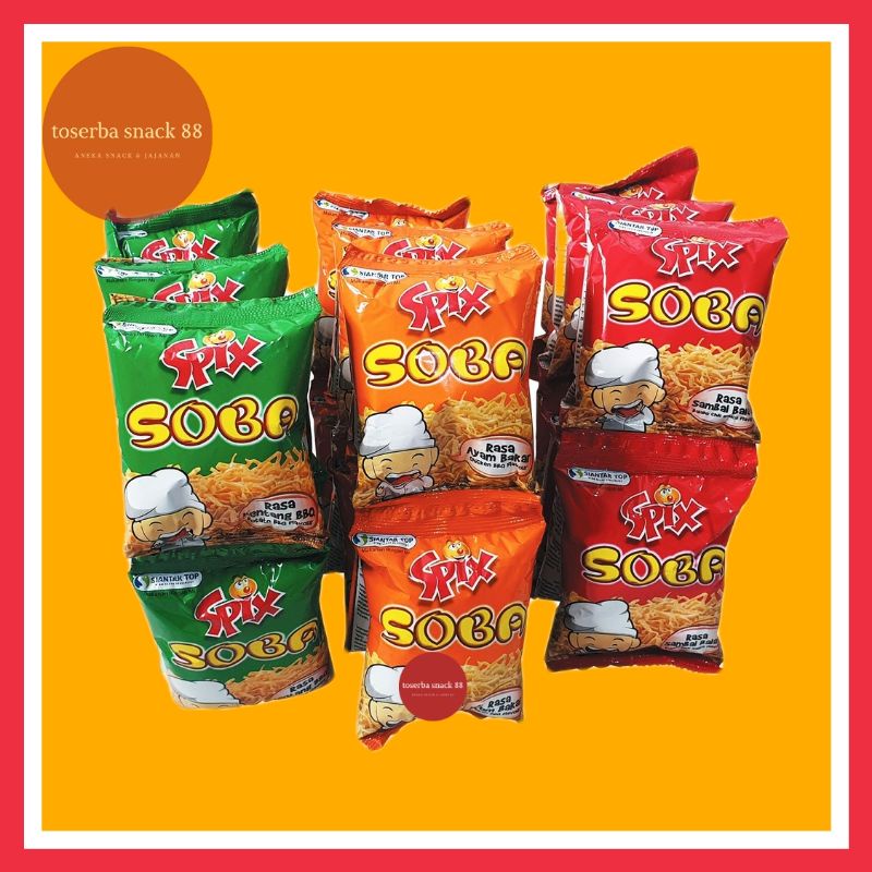 

SPIX SOBA/Mie Soba Siap Saji (5 gram × 10 pcs)