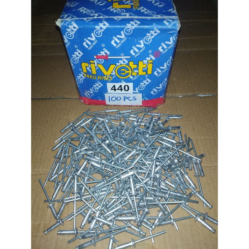 Paku Rivet 100 PCS / Paku keling / 3,2x11mm / Paku Rivet Etalase