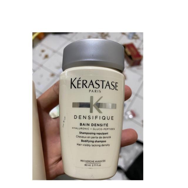 Kerastase Bain Densite 250ml | Shampoo Penebal Rambut & anti rontok-Shampoo 80ml Travel