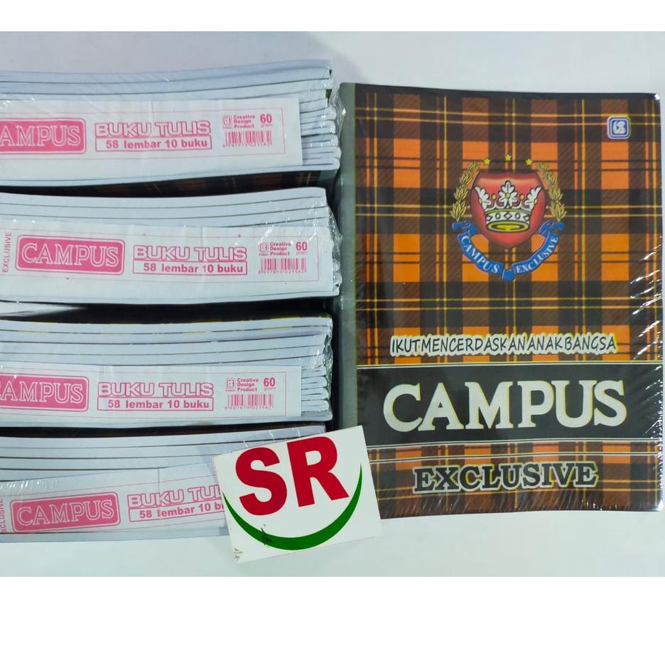 

Paling Diminati! Buku Tulis Campus Exclusive isi 38 Lembar/58 Lembar(1 Pak isi 10 Buku)
