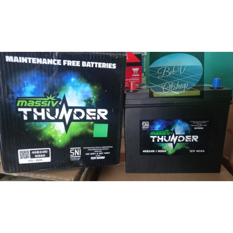 Aki kering mobil Outlander MF Massive Thunder Ns60 kering