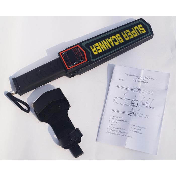 Limited! METAL DETECTOR SUPER SCANNER P468-1 ALAT PENDETEKSI LOGAM AMAN IMPORT