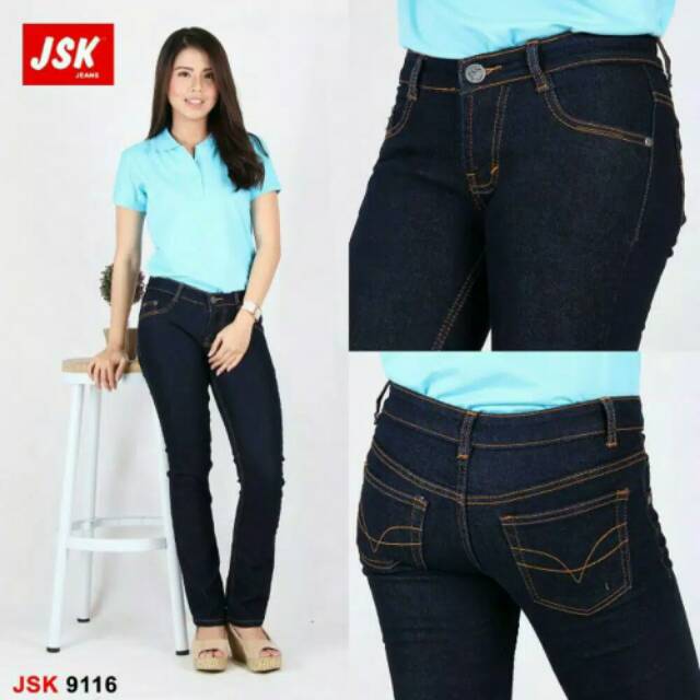 (5 WARNA)Celana Panjang Cutbray Jeans Wanita/Celana Jeans Melar Cewek Trendy/Modis/Celana hitam Biru
