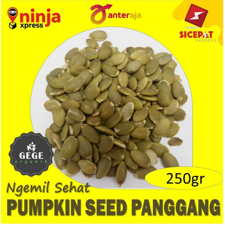 

250gr Biji Labu Panggang Oven Roasted Pumpkin Seed Rasa Plain Original
