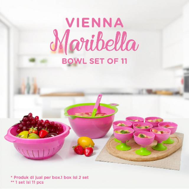 Dusdusan vienna maribella bowl set of 11