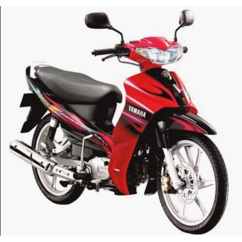 sticker jupiter z/striping Jupiter z cw 2004-2005 hitam-merah