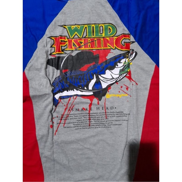 Kaos Mancing IFT ORY Wild Fishing Snake Head Size XXL Nusa Pancingmart