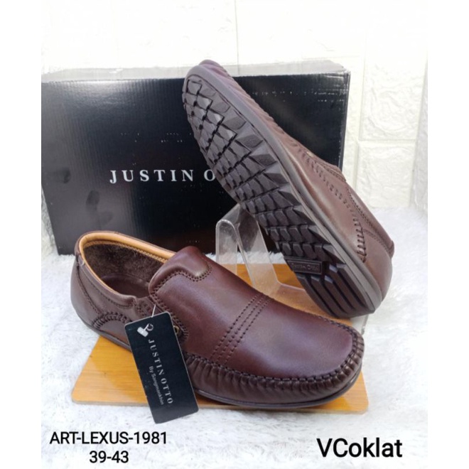 sepatu kulit pria justin otto LEXUS-1981