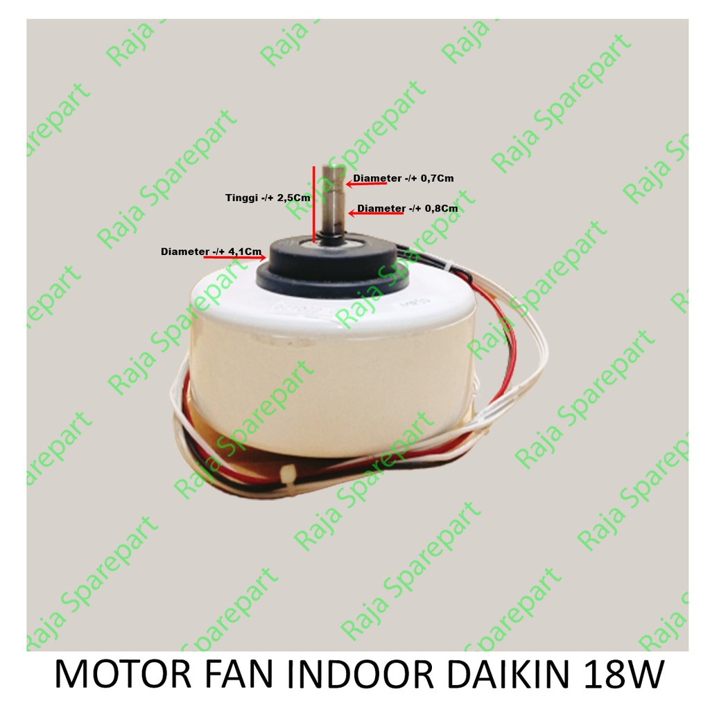 Motor Fan Indoor AC Daikin 18 Watt (Ukuran ada di gambar)