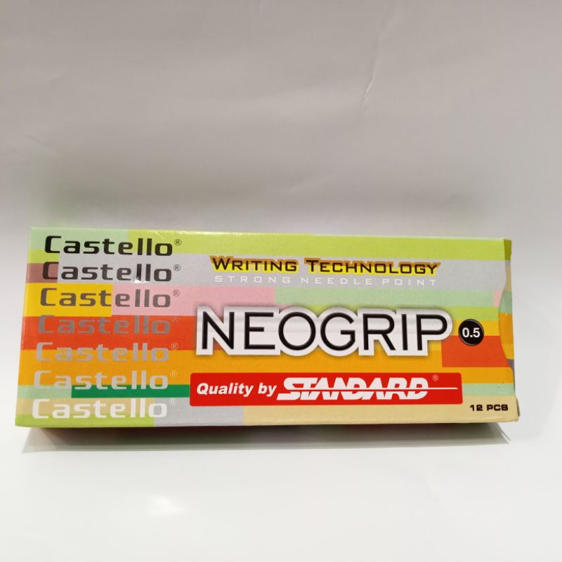 

PULPEN STANDART CASTELLO NEOGRIP 0.5 mm (12pcs)