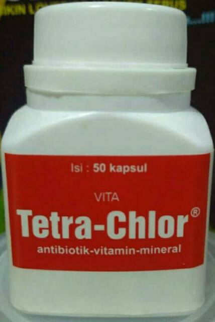 Jual TETRA-CHLOR vita tetra chlor obat ayam unggas bebek burung ngorok  pilek berak kapur hijau crd snot Indonesia|Shopee Indonesia