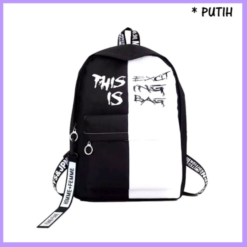 Backpack 2in1 Tas Ransel sekolah anak SD by Zellshop