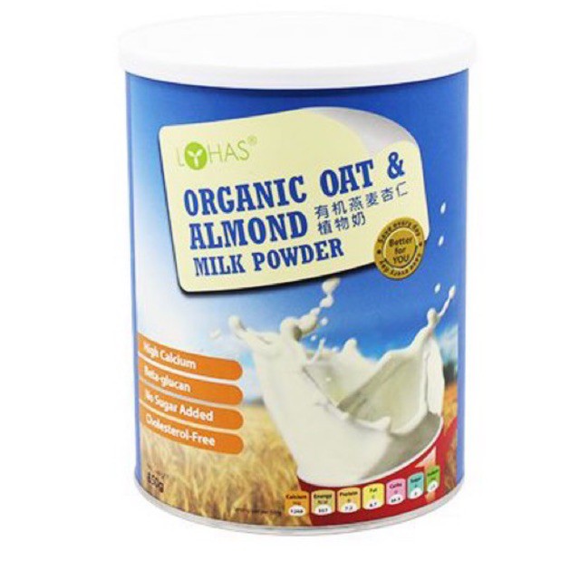 

Lohas Organic Oat & Almond Milk Powder 850g