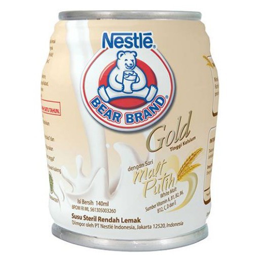 

Susu Low Fat Bear Brand Gold Malt Putih