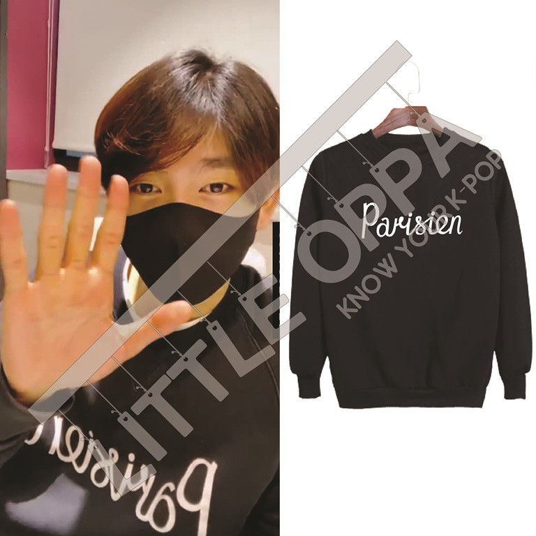 JACKET SWEATER KPOP IDOL FASHION GOT7 JINYOUNG PARISIEN SWEATER