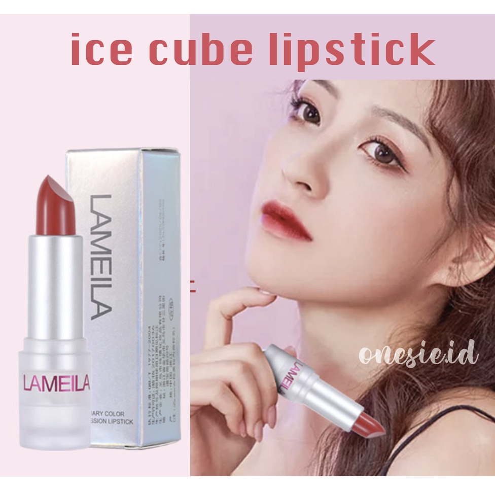 LAMEILA Ice Cube Lipstick Matte Lipstik Tahan Lama 8 Warna LA080 2029