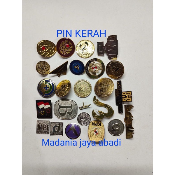 

pin kerah custom/name tag pin custom