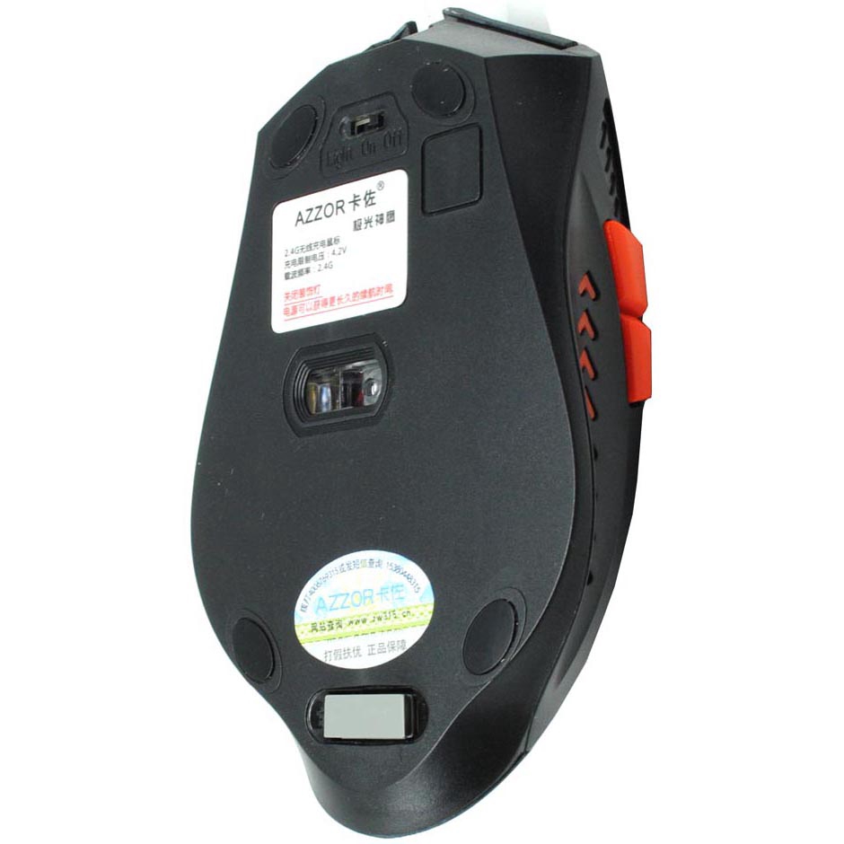 Azzor Mouse Gaming Wireless Rechargeable USB 2400 DPI 2.4G - HTM