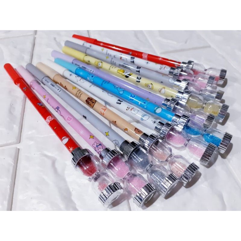 

Pulpen Gel BT21 Motif Jam Pasir