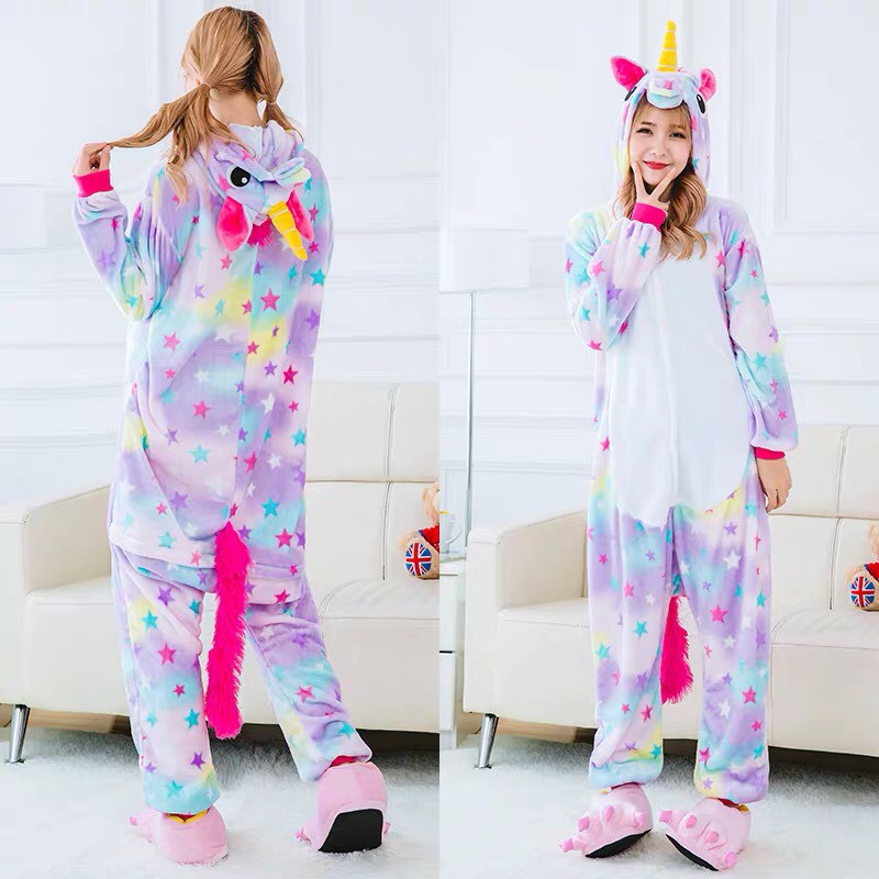 BAJU ONESIE UNICORN GALAXY STAR KUDA PONY KOSTUM COSPLAY