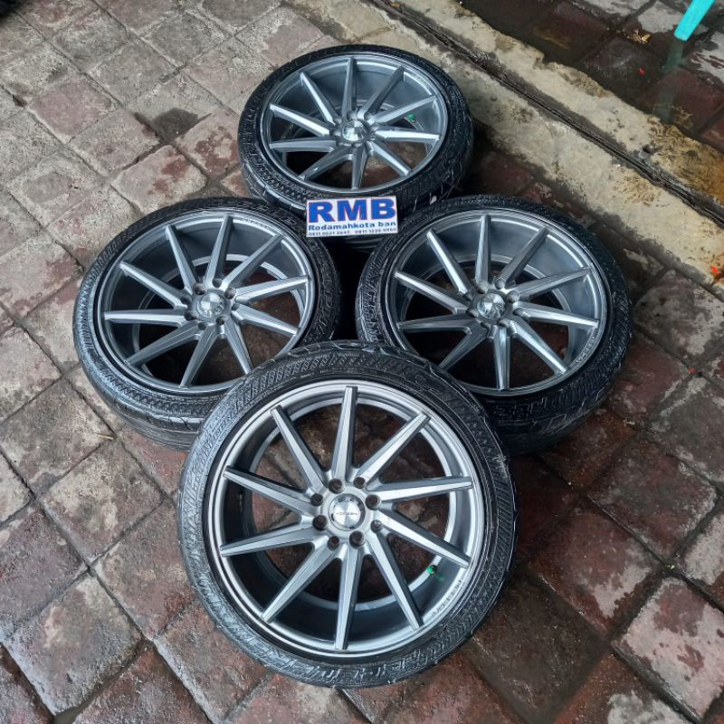 VELG BEKAS MOBIL VOSSEN RING 17 + BAN BONUS BISA BUAT AVANZA VIOS JAZZ YARIS BALENO
