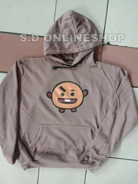 [ BAYAR DITEMPAT] HOODIE BT21 BESAR REQUEST CHARACTER