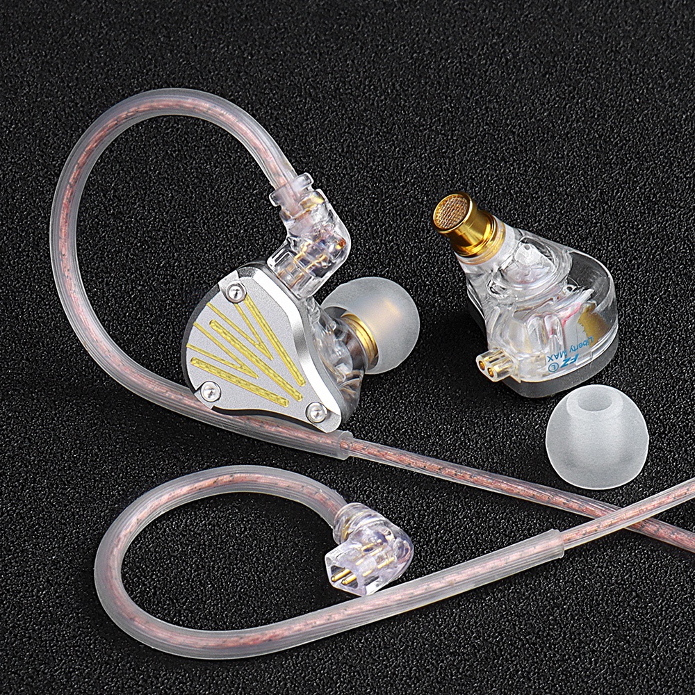 Fz Liberty Max Earphone In Ear HiFi Dual Magnetik Circuit Dynamic Noise Canceling Bahan Metal