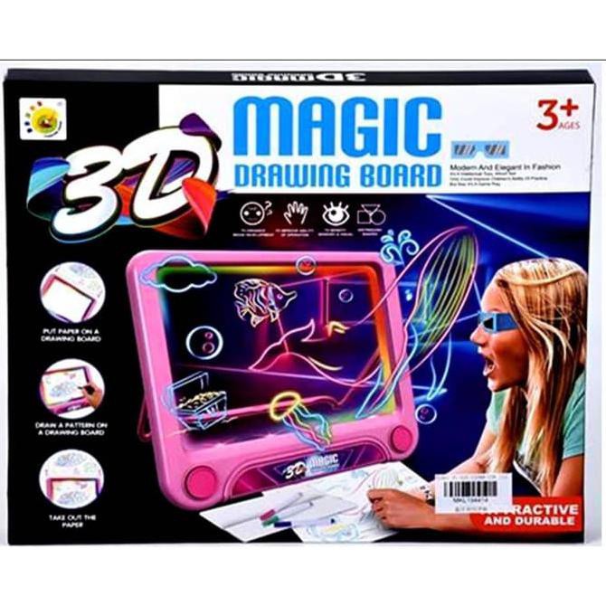 

Magic Drawing Board 3D - Papan Tulis Ajaib Lampu LED No.22088-23