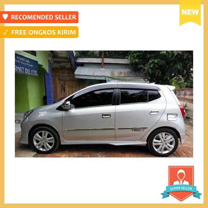 Cover handle pintu & outer mobil agya / ayla chrome