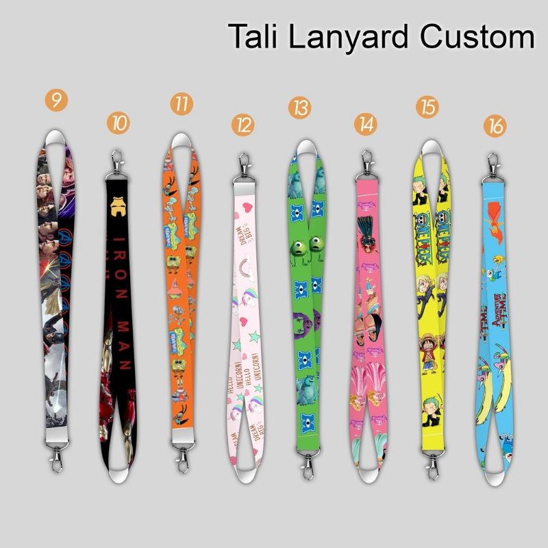 Tali Lanyard | Gantungan Id Card | Tali Id Card | Lanyard Custom Print