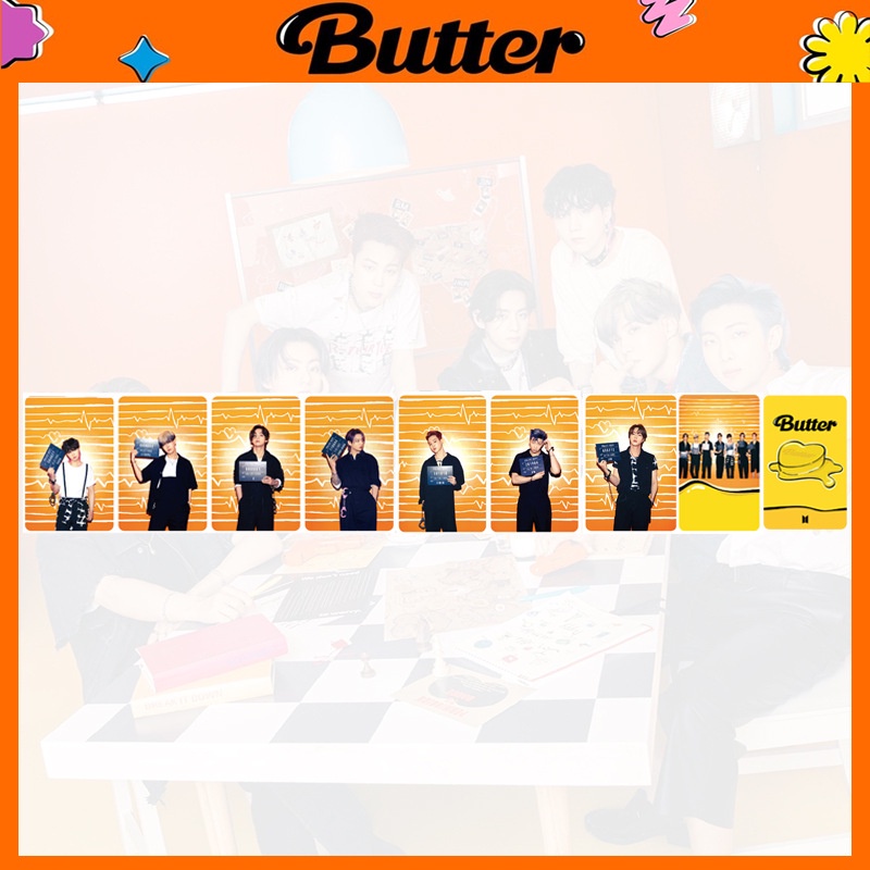 Cover Kartu KPOP BTS Album Mentega Untuk Koleksi