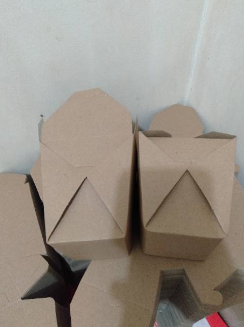 RICE BOX KRAFT/FOODPAIL SIZE L/DUS MAKANAN/FOOD PAIL/RICE BOWL/DUS NASI/DUS TAKE AWAY/BOX KEMASAN