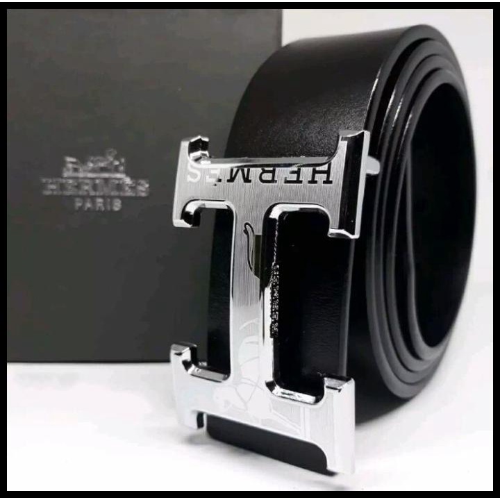 Ikat Pinggang Pria Hermes Kulit Import Asli