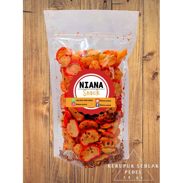 

KERUPUK SEBLAK KERING PEDAS - 50gr