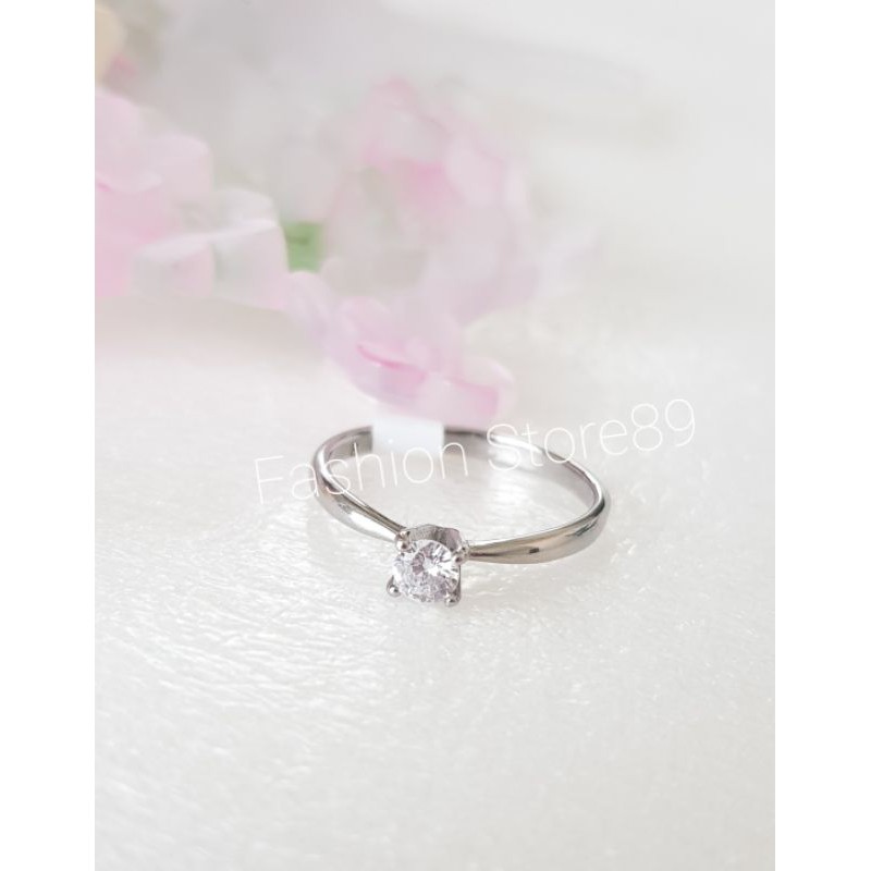 ready import Cincin bestseller titanium silver ring kecil simple emas nikah tunangan halal antikarat