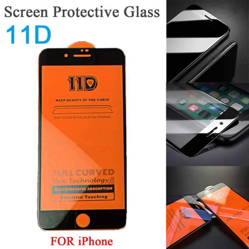 Tempered Glass 5D IPHONE 6 6+ 7 7+ 8 8+ X XR XS MAX 11 11 PRO 11 PRO MAX