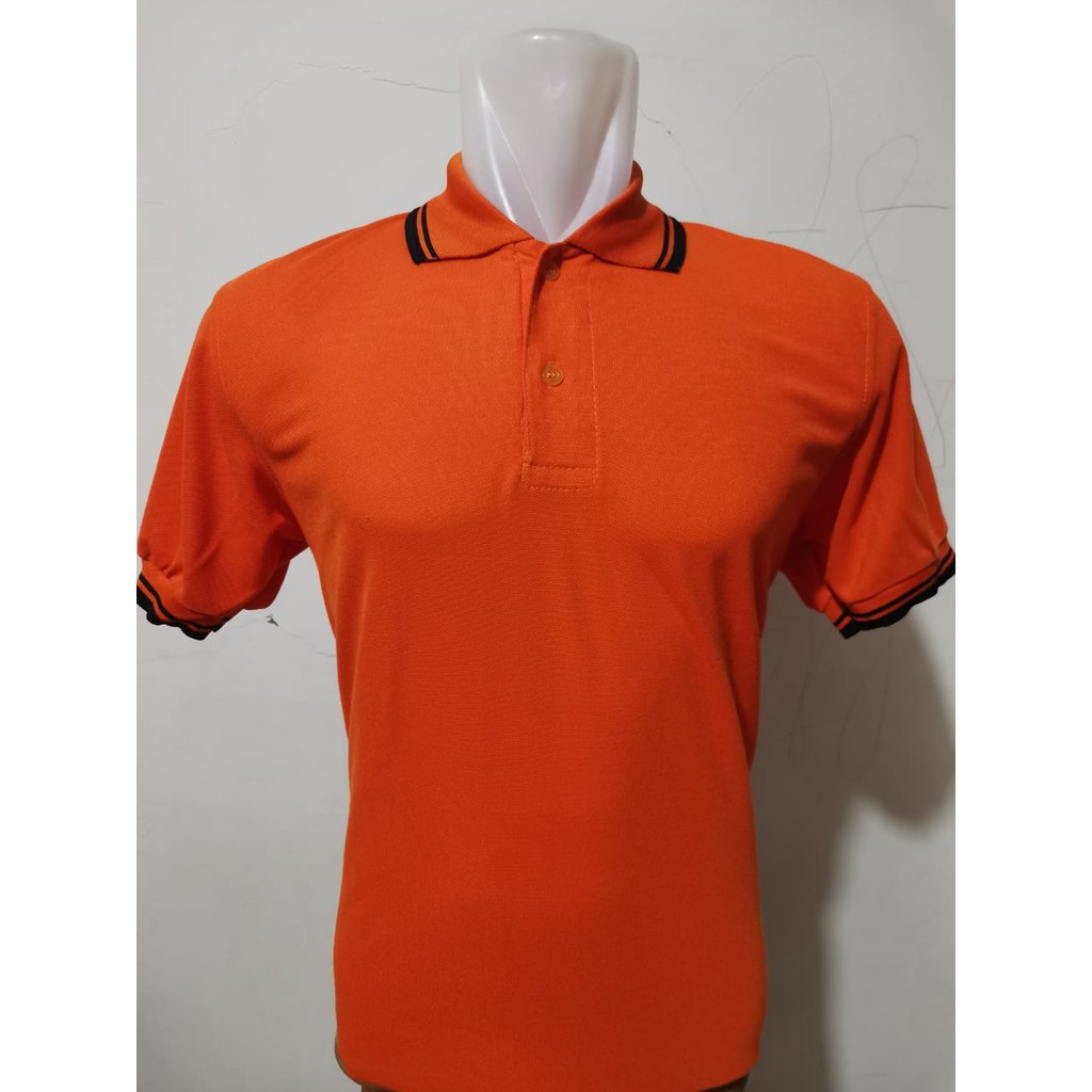 Noveli wear - Kaos polo shirt pria berkerah list stripe | kaos kerah pria seragam polos M L XL XXL