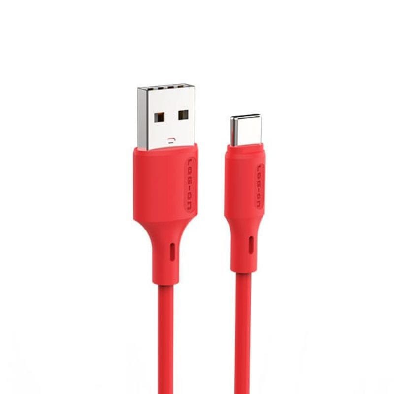 KABEL DATA LOG-ON TYPE C DAN MICRO LO-CB28 1M FASTER CHARGING 2.1A CABLE DATA HARGA @1 PCS