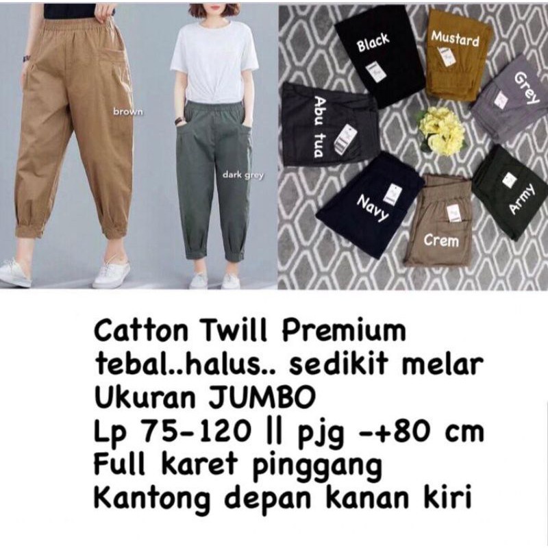 HINATA PANTS//celana korea cotton twill//CELANA TWILL PREMIUM//CELANA WANITA//MERA PANTS