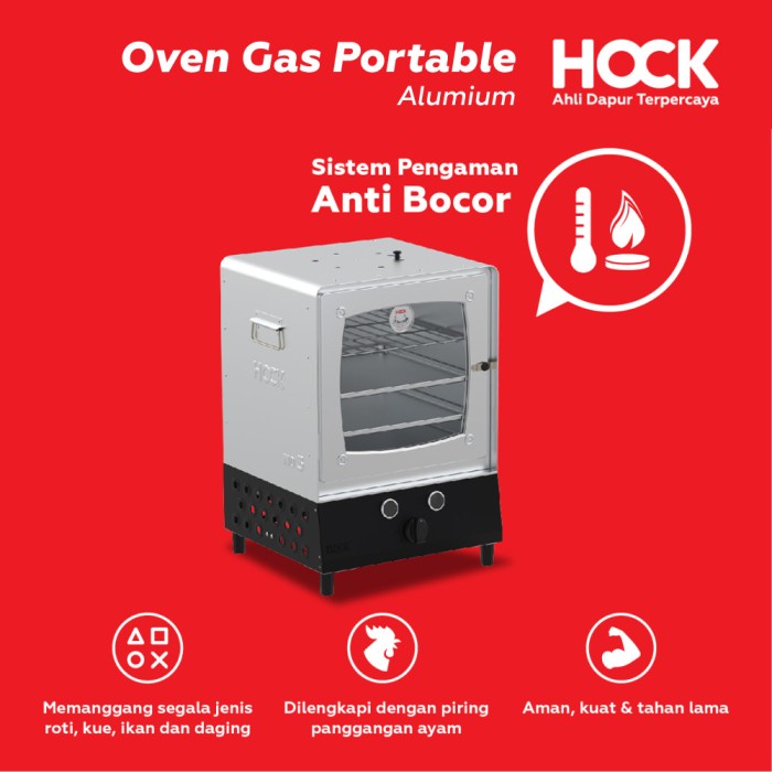 HOCK HO-GA103 Oven Gas Portable Alumunium