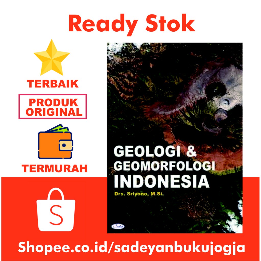 Buku Original Geologi & Geomorfologi Indonesia Drs. Sriyono, M. Si ...