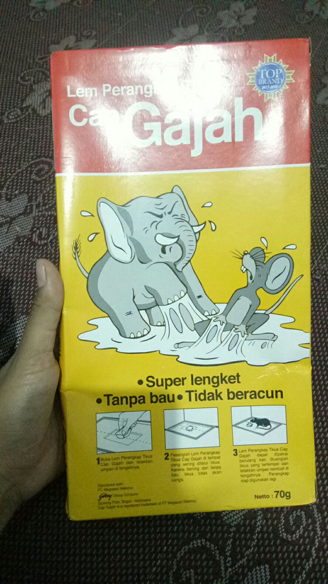 Lem Tikus Cap Gajah