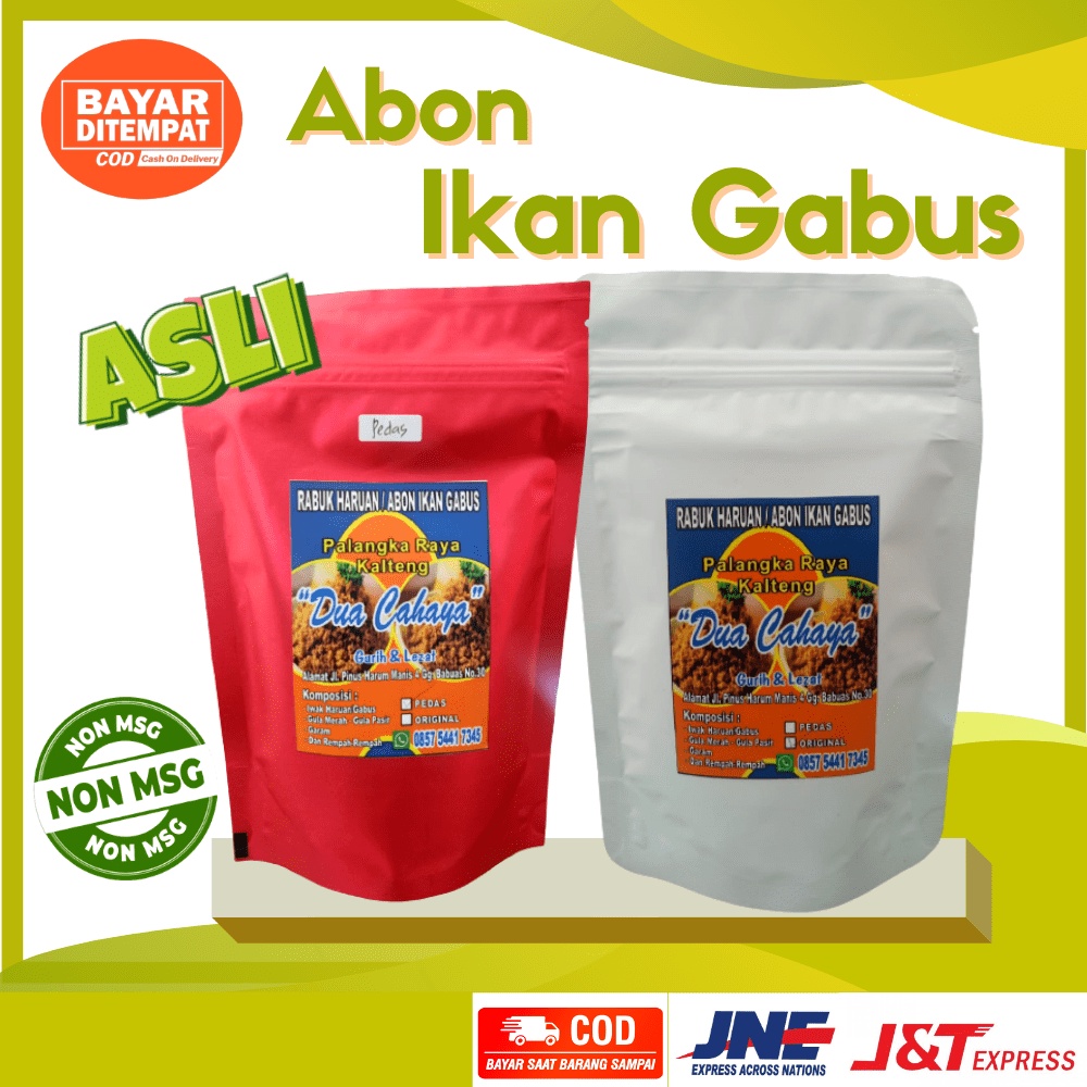 Jual Makanan Ringan Kering Lauk Cemilan Lauk Abon Ikan Gabus Non Msg Makanan Tinggi Kalsium Indonesia Shopee Indonesia