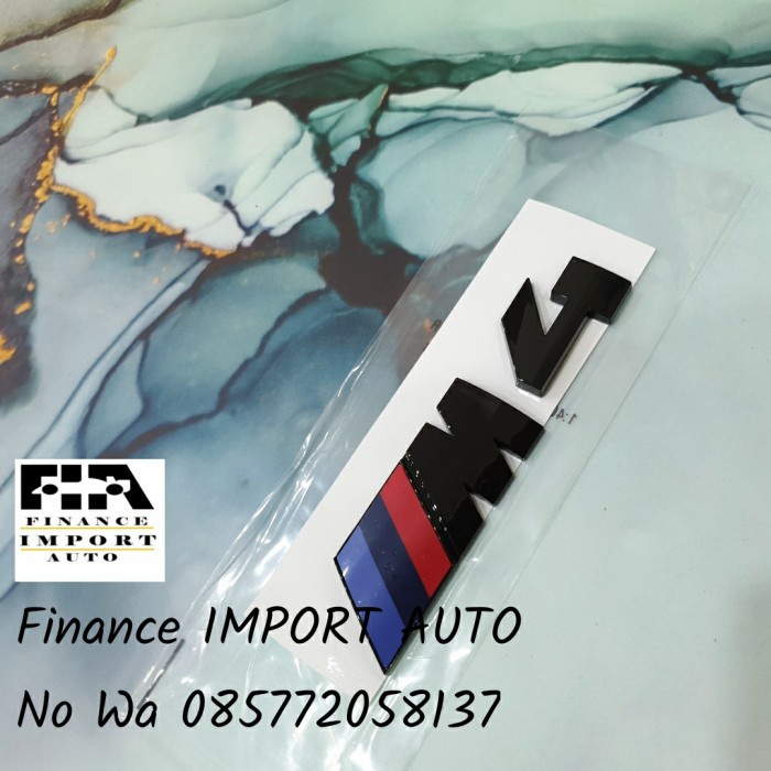 Emblem BMW M4 emblem bagasi BMW M4 black mattle LOGO belakang BMW M4