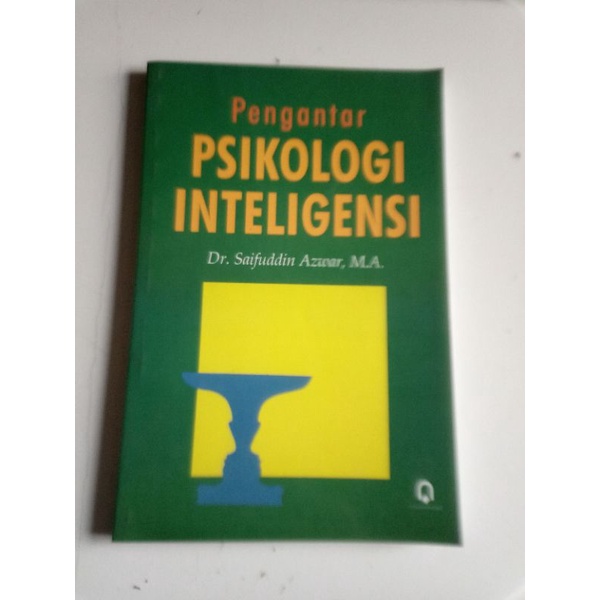 Pengantar PSIKOLOGI INTELIGENSI (Dr.Saifudin Azwar)