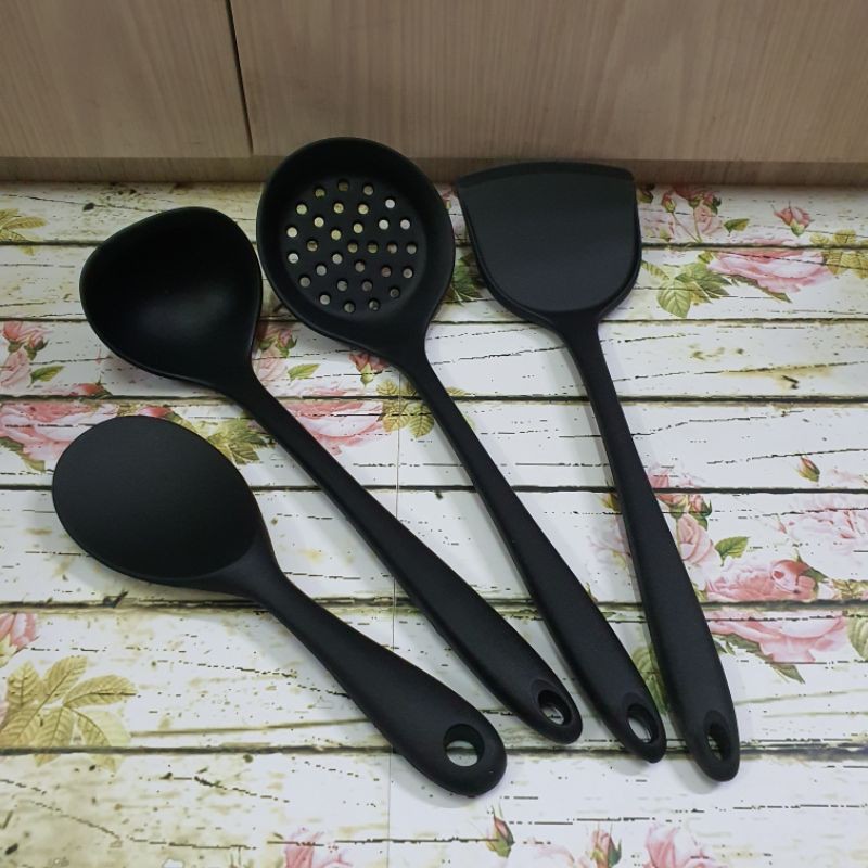 silicone kitchen cooking utensil spatula /alat masak silikon tanpa sambungan