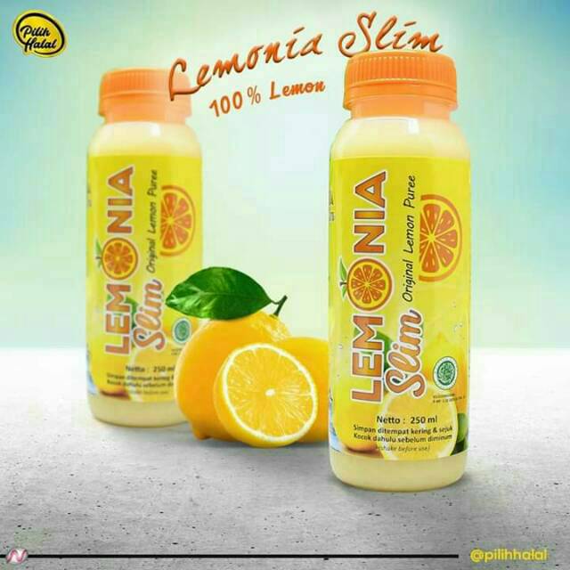 [Bisa COD ] LEMONIA SLIM PURE LEMON DG KEMASAN BARU