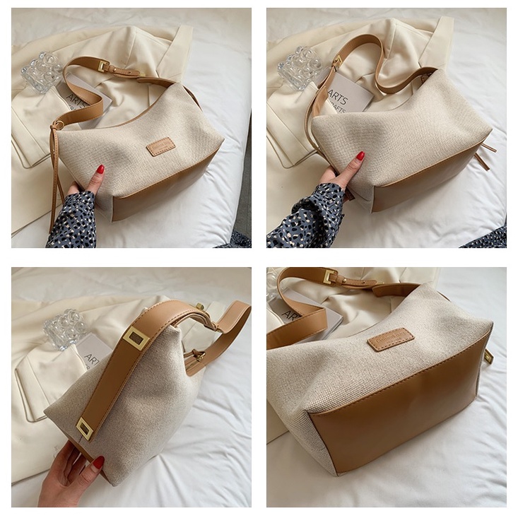 JK 884 1KG MUAT 2PCS TAS SELEMPANG WANITA FASHION IMPORT SHOULDER BAG CANVAS T948 U4384 Z3532 E6479 C8685 P9045