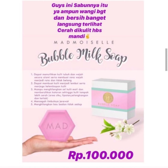 Sabun bubble milk soap